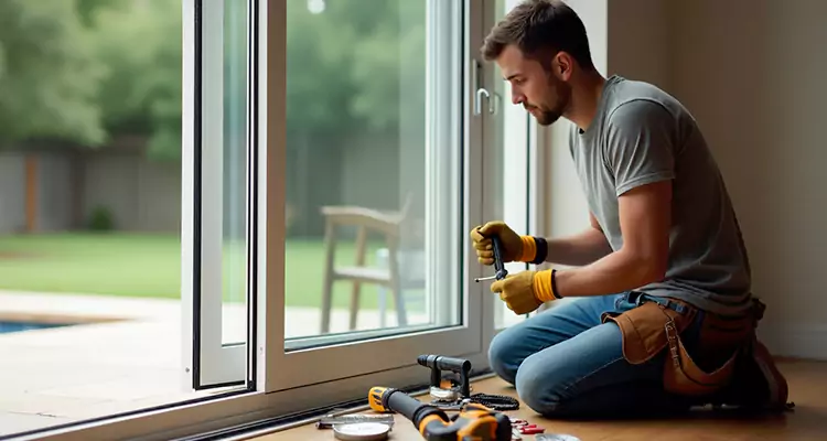 Squeaky Sliding Patio Doors in East Lake, FL